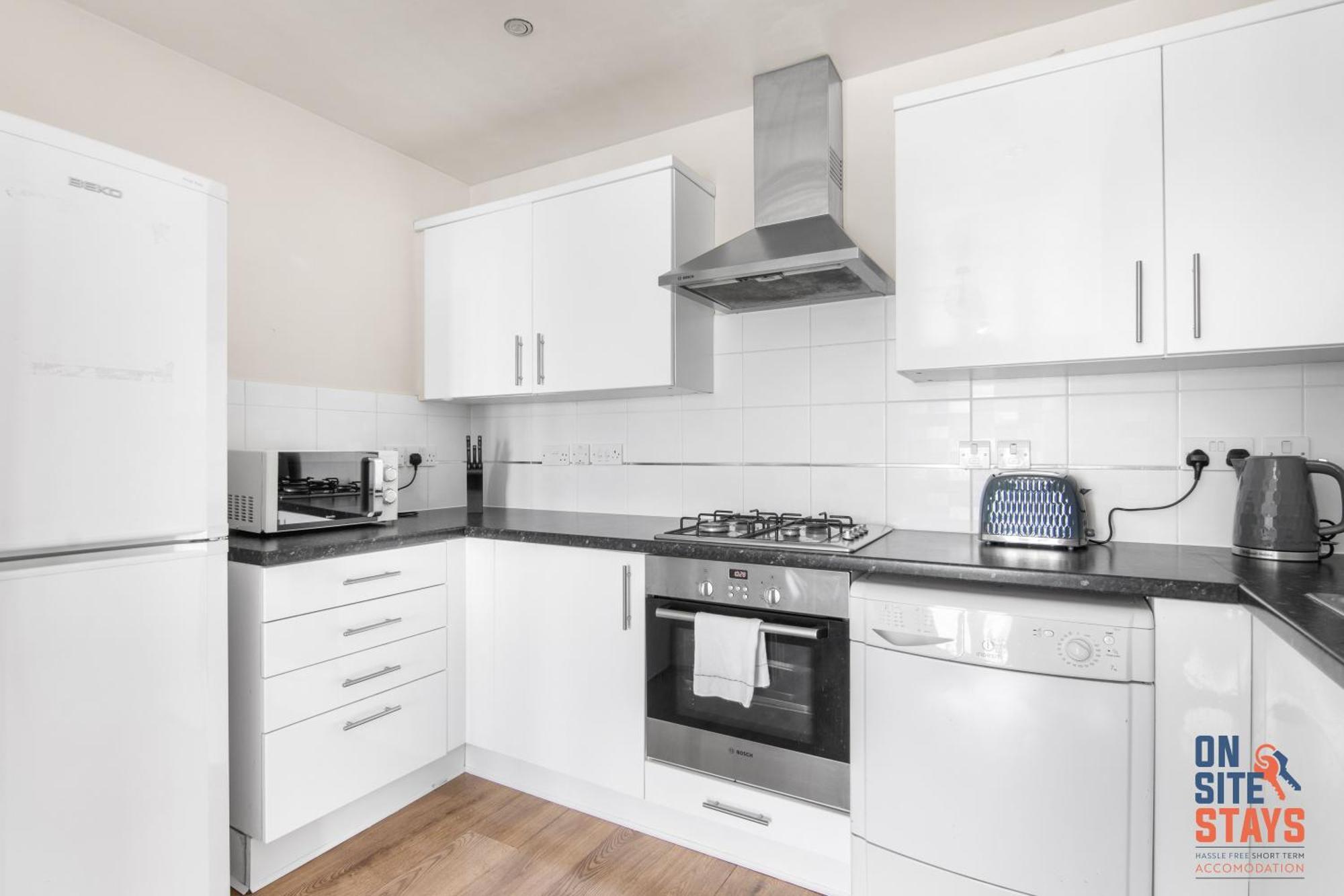 Onsitestays - Cosy 2-Bedroom Apartment With Free Parking, Wi-Fi & London Links Northfleet Exteriör bild